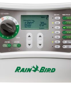 Rain Bird SST600IN Simple-to-Set Indoor Sprinkler Irrigation System Timer Controller, 6-Zone Station (This New Improved Model Replaces SST600I),Gray Green
