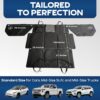 Ruff Liners Standard Back Seat Extender for Dogs, Black – As Seen on Shark Tank – Hard Bottom Platform for Cars, SUVs & Mid-Size Trucks – 400lb Support, Waterproof – Rigid Back Seat Cover for Dogs