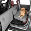 Ruff Liners Standard Dog Seat Cover, Gray – As Seen on Shark Tank – Back Seat Protector for Cars, Mid-Size SUVs, & Mid-Size Trucks – Waterproof, Touch Fasteners, & Belt Slots – Sturdy Dog Hammock