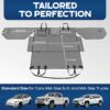 Ruff Liners Standard Dog Seat Cover, Gray – As Seen on Shark Tank – Back Seat Protector for Cars, Mid-Size SUVs, & Mid-Size Trucks – Waterproof, Touch Fasteners, & Belt Slots – Sturdy Dog Hammock