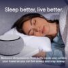 SNOOZ Smart White Noise Sound Machine - Real Fan Inside for Non-Looping White Noise, Sleep Aid for Adults, Travel, Sleeping, Bedroom, Portable, Baby Registry Essential - Cloud