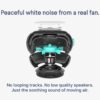 SNOOZ Smart White Noise Sound Machine - Real Fan Inside for Non-Looping White Noise, Sleep Aid for Adults, Travel, Sleeping, Bedroom, Portable, Baby Registry Essential - Cloud