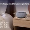SNOOZ Smart White Noise Sound Machine - Real Fan Inside for Non-Looping White Noise, Sleep Aid for Adults, Travel, Sleeping, Bedroom, Portable, Baby Registry Essential - Cloud