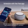 SNOOZ Smart White Noise Sound Machine - Real Fan Inside for Non-Looping White Noise, Sleep Aid for Adults, Travel, Sleeping, Bedroom, Portable, Baby Registry Essential - Cloud