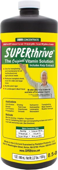 SUPERthrive Plant Vitamin Solution, 1 Quart