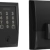 Schlage Encode Smart WiFi Deadbolt Lock for Front Door - Keyless Entry with App or Touchscreen - Works with Alexa, Hey Google, & Airbnb - Create Codes for Guests - Matte Black