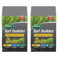Scotts Turf Builder Triple Action1 - Weed Killer, Crabgrass Preventer, Lawn Fertilizer, 4,000 sq. ft. (2-Pack)
