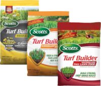 Scotts Turf Builder Weed & Feed5, SummerGuard and WinterGuard, 3 Bag Bundle, Large Lawns