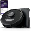 Shark PowerDetect Self-Empty Robot Vacuum with NeverStuck Technology, Auto Deep-Clean Carpets & Hardfloors, 30 Day Capacity HEPA Bagless Base, for Pet Hair, WiFi Black, AV2820S