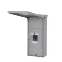 Siemens EQ 100 -Amp 2 -Spaces 2 -Circuit Outdoor Main Breaker Load Center