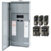 Square D Homeline 200 -Amp 30 -Spaces 60 -Circuit Outdoor Main Breaker Plug-On Neutral Load Center (Value Pack) Square D Homeline 200 -Amp 30 -Spaces 60 -Circuit Outdoor Main Breaker Plug-On Neutral Load Center (Value Pack)