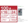 Square D Homeline Ring Type Overhead/Underground 100 -Amp 16 -Spaces 24 -Circuit Outdoor Main Breaker Meter Combo Load Center Square D Homeline Ring Type Overhead/Underground 100 -Amp 16 -Spaces 24 -Circuit Outdoor Main Breaker Meter Combo Load Center