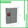 Square D Homeline Ring Type Overhead/Underground 200 -Amp 20 -Spaces 40 -Circuit Outdoor Main Breaker Meter Combo Plug-On Neutral Load Center Square D Homeline Ring Type Overhead/Underground 200 -Amp 20 -Spaces 40 -Circuit Outdoor Main Breaker Meter Combo Plug-On Neutral Load Center