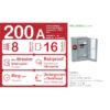 Square D Homeline Ring Type Overhead/Underground 200 -Amp 8 -Spaces 16 -Circuit Outdoor Main Breaker Meter Combo Plug-On Neutral Load Center Square D Homeline Ring Type Overhead/Underground 200 -Amp 8 -Spaces 16 -Circuit Outdoor Main Breaker Meter Combo Plug-On Neutral Load Center