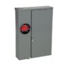 Square D Homeline Ring Type Overhead/Underground 200 -Amp 8 -Spaces 16 -Circuit Outdoor Main Breaker Meter Combo Plug-On Neutral Load Center Square D Homeline Ring Type Overhead/Underground 200 -Amp 8 -Spaces 16 -Circuit Outdoor Main Breaker Meter Combo Plug-On Neutral Load Center