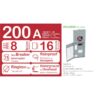 Square D Homeline Ringless Overhead/Underground 200 -Amp 8 -Spaces 16 -Circuit Outdoor Main Breaker Meter Combo Load Center