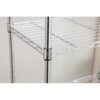 Style Selections 36-in W x 16-in D x 72-in H 5 -Tier Chrome Metal Wire Utility Shelving Unit