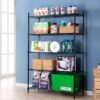 Style Selections 47.7-in W x 18-in D x 72-in H 5 -Tier Black Metal Wire Utility Shelving Unit Style Selections 47.7-in W x 18-in D x 72-in H 5 -Tier Black Metal Wire Utility Shelving Unit