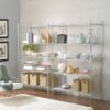 Style Selections 47.7-in W x 18-in D x 72-in H 5 -Tier Chrome Metal Wire Utility Shelving Unit Style Selections 47.7-in W x 18-in D x 72-in H 5 -Tier Chrome Metal Wire Utility Shelving Unit