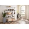 Style Selections 47.7-in W x 18-in D x 72-in H 5 -Tier Chrome Metal Wire Utility Shelving Unit Style Selections 47.7-in W x 18-in D x 72-in H 5 -Tier Chrome Metal Wire Utility Shelving Unit