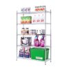 Style Selections 47.7-in W x 18-in D x 72-in H 5 -Tier Chrome Metal Wire Utility Shelving Unit Style Selections 47.7-in W x 18-in D x 72-in H 5 -Tier Chrome Metal Wire Utility Shelving Unit