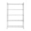 Style Selections 47.7-in W x 18-in D x 72-in H 5 -Tier Chrome Metal Wire Utility Shelving Unit