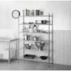 Style Selections 47.7-in W x 18-in D x 72-in H 6 -Tier Heavy Duty Chrome Metal Wire Utility Shelving Unit Style Selections 47.7-in W x 18-in D x 72-in H 6 -Tier Heavy Duty Chrome Metal Wire Utility Shelving Unit