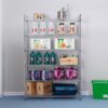 Style Selections 47.7-in W x 18-in D x 72-in H 6 -Tier Heavy Duty Chrome Metal Wire Utility Shelving Unit Style Selections 47.7-in W x 18-in D x 72-in H 6 -Tier Heavy Duty Chrome Metal Wire Utility Shelving Unit