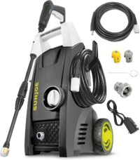 Sun Joe 1600 PSI Electric Pressure Washer with 11-Amp Motor and 1.1 GPM, SPX1000 - Portable Water Cleaner with Adjustable Spray Wand for Car, Garden, and Patio Washing and Cleaning