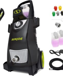 Sun Joe Electric Pressure Power Washer, Heavy-Duty 2500 Max PSI (2030 PSI PWMA Rated) - Portable Cleaning and Washing Machine System for Home, Autos, Patios, Decks, & Sidewalks, SPX3000