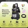Sun Joe Electric Pressure Power Washer, Heavy-Duty 2500 Max PSI (2030 PSI PWMA Rated) - Portable Cleaning and Washing Machine System for Home, Autos, Patios, Decks, & Sidewalks, SPX3000