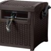 Suncast Hose Reel with Smart Trak Hose Guide, Water-Tight Connection, Durable Resin Construction, 225' Hose Capacity, Brown, Made in the USA