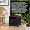 Suncast Hose Reel with Smart Trak Hose Guide, Water-Tight Connection, Durable Resin Construction, 225' Hose Capacity, Brown, Made in the USA