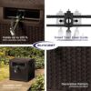 Suncast Hose Reel with Smart Trak Hose Guide, Water-Tight Connection, Durable Resin Construction, 225' Hose Capacity, Brown, Made in the USA