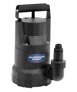 Superior Pump 91359 1/3-HP 120 -Volt 48-Gallon Thermoplastic Submersible utility pump