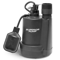 Superior Pump 92250 1/4-HP 120 -Volt 30-Gallon Thermoplastic Submersible sump pump