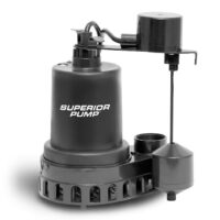 Superior Pump 92372 1/3-HP 120 -Volt 48-Gallon Thermoplastic Submersible sump pump