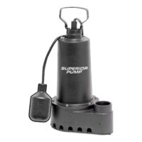 Superior Pump 92501 1/2-HP 120 -Volt 70-Gallon Cast iron Submersible sump pump