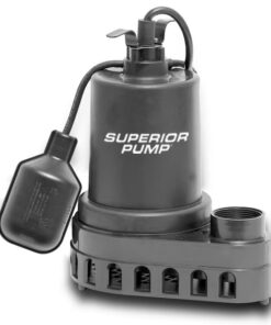 Superior Pump 92570 1/2-HP 120-Volt 55-GPM Thermoplastic Submersible Sump Pump