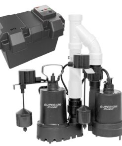 Superior Pump 92941 1/3-HP 120 -Volt 46-Gallon Cast iron Submersible sump pump