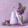 TAO Clean UV Sanitizing Sonic Toothbrush and Cleaning Station, Electric Toothbrush, Dual Speed Setting, Lilac Bliss