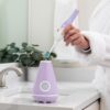 TAO Clean UV Sanitizing Sonic Toothbrush and Cleaning Station, Electric Toothbrush, Dual Speed Setting, Lilac Bliss