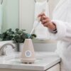 TAO Clean UV Sanitizing Sonic Toothbrush and Cleaning Station, Electric Toothbrush, Dual Speed Setting, Sandstone
