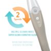 TAO Clean UV Sanitizing Sonic Toothbrush and Cleaning Station, Electric Toothbrush, Dual Speed Setting, Sandstone