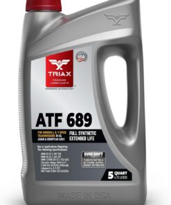 TRIAX ATF 689 Full Synthetic for ZF 6HP, 8HP, 9HP Transmissions Compatible with Jeep, Chrysler, Dodge RAM, Audi, BMW, Land Rover, Mercedes Benz, Porsche, and More (5 Quart)