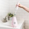 Tao Clean UV Sanitizing Sonic Toothbrush and Cleaning Station, Electric Toothbrush, Dual Speed Setting, Pink Blush