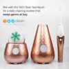 Tao Clean UV Sanitizing Sonic Toothbrush and Cleaning Station, Electric Toothbrush, Dual Speed Setting, Rose Gold