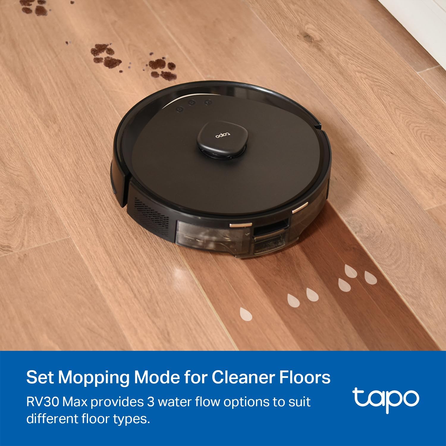 Tapo LiDAR Smart Navigation Robot Vacuum and Mop, 5300Pa Max, 97%+ Dust Pickup Rate, Customizable Cleaning, Self-Charging, Works w Alexa & Google Home, RV30 Max5 Tapo LiDAR Smart Navigation Robot Vacuum and Mop, 5300Pa Max, 97%+ Dust Pickup Rate, Customizable Cleaning, Self-Charging, Works w/Alexa & Google Home, RV30 Max
