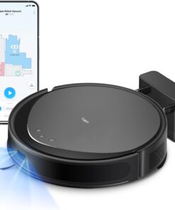 Tapo Ultra-Slim LiDAR Smart Navigation Robot Vacuum and Mop, 5300Pa Max, 97%+ Dust Pickup, Customizable Cleaning, Self-Charging, Works w/Alexa & Google Home, RV20 Max