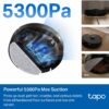 Tapo Ultra-Slim LiDAR Smart Navigation Robot Vacuum and Mop with Self-Emptying Dock, 5300Pa Max, 97%+ Dust Pickup Rate, Self-Charging, Compatible with Alexa & Google Home, RV20 Max Plus